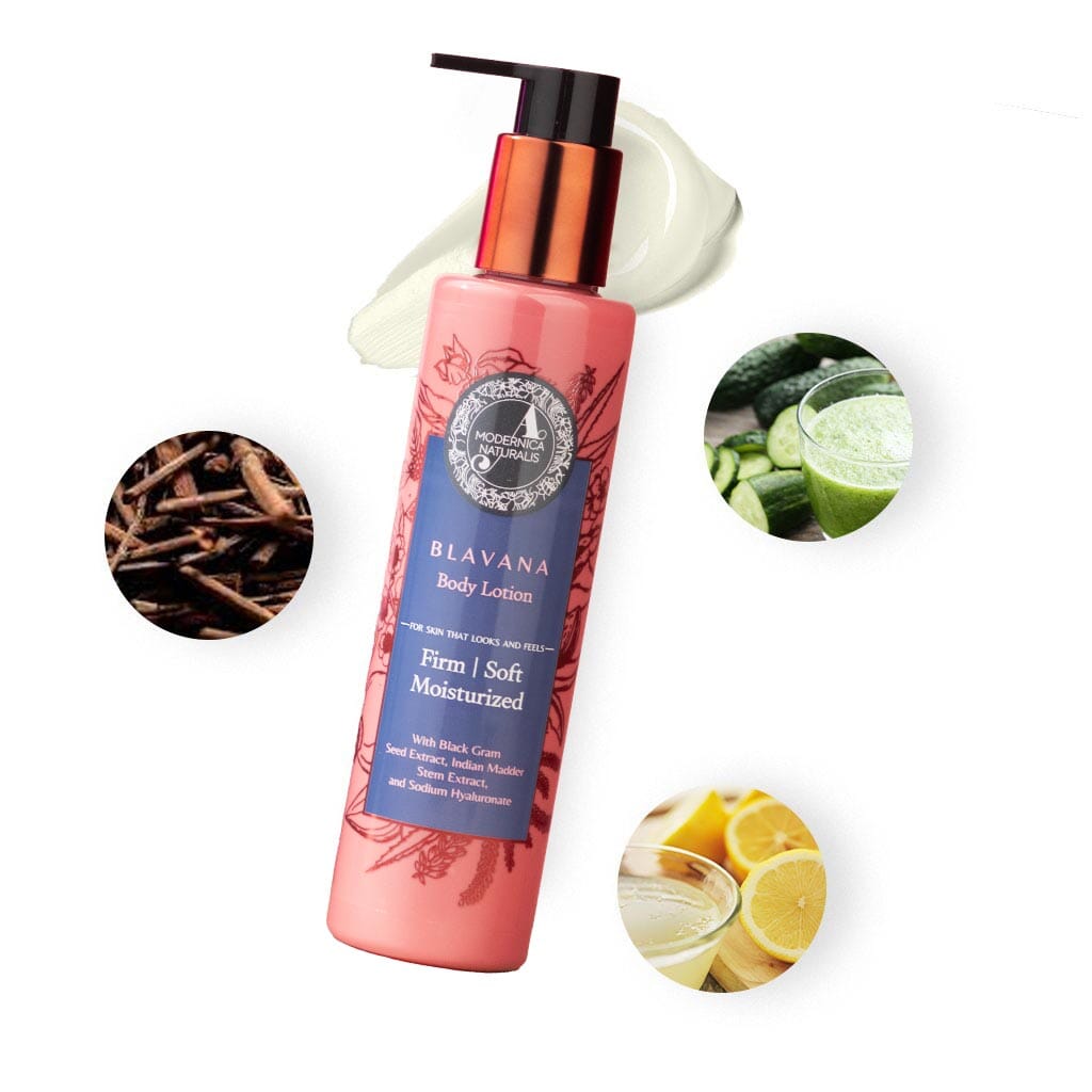 Blavana Loção Corporal - Hidrata, Suaviza E Firma A Pele Seca, Envelhecida E Enrugada - Fórmula Revolucionária Com Lentilha Preta (Blavana Body Lotion)