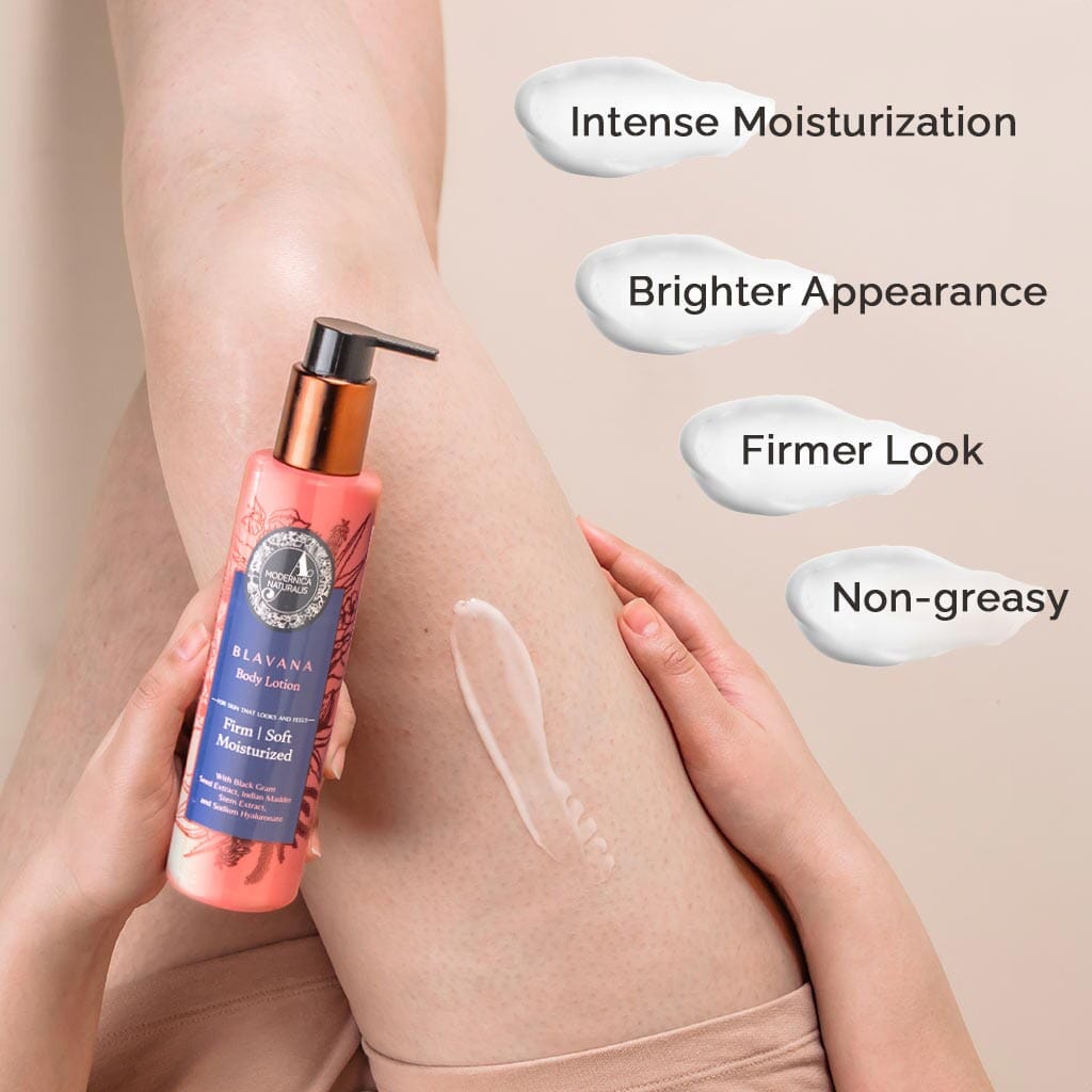 Blavana Loção Corporal - Hidrata, Suaviza E Firma A Pele Seca, Envelhecida E Enrugada - Fórmula Revolucionária Com Lentilha Preta (Blavana Body Lotion)