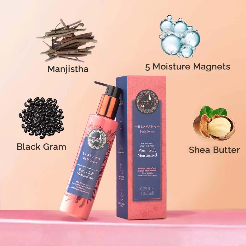 Blavana Loção Corporal - Hidrata, Suaviza E Firma A Pele Seca, Envelhecida E Enrugada - Fórmula Revolucionária Com Lentilha Preta (Blavana Body Lotion)