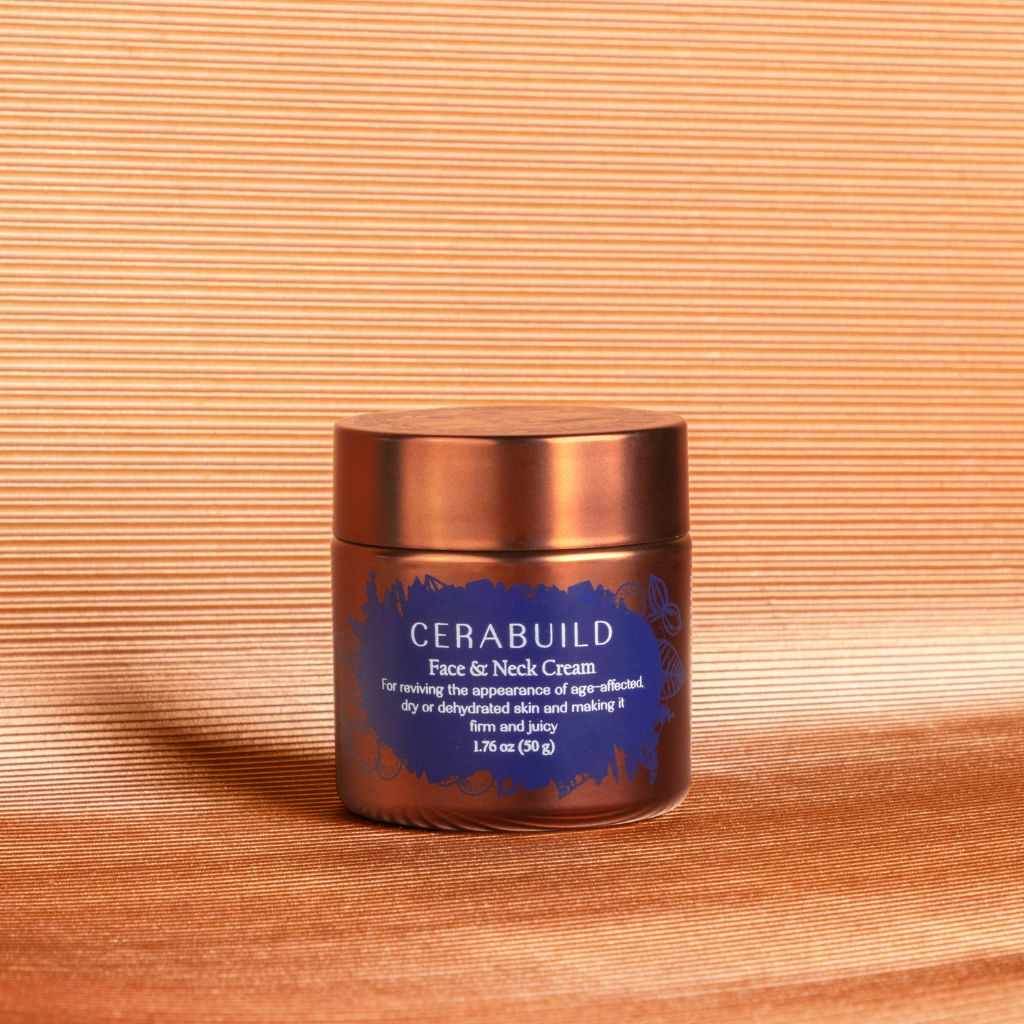 Cerabuild Creme para o Rosto e Pescoço - Restaure e Proteja a Hidratação Perdida da Sua Pele com Fito-Ceramidas