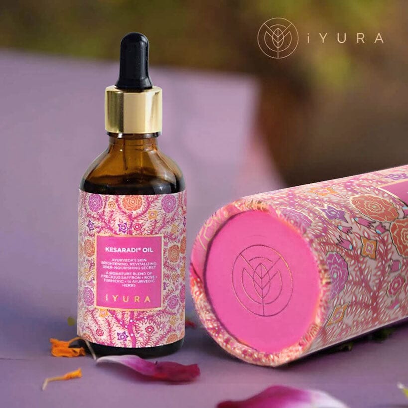 Duo de Óleos Faciais para o Dia e a Noite - O Melhor Hidratante para uma Pele Saudável - Conjunto Ayurvédico de Produtos Naturais para a Pele
