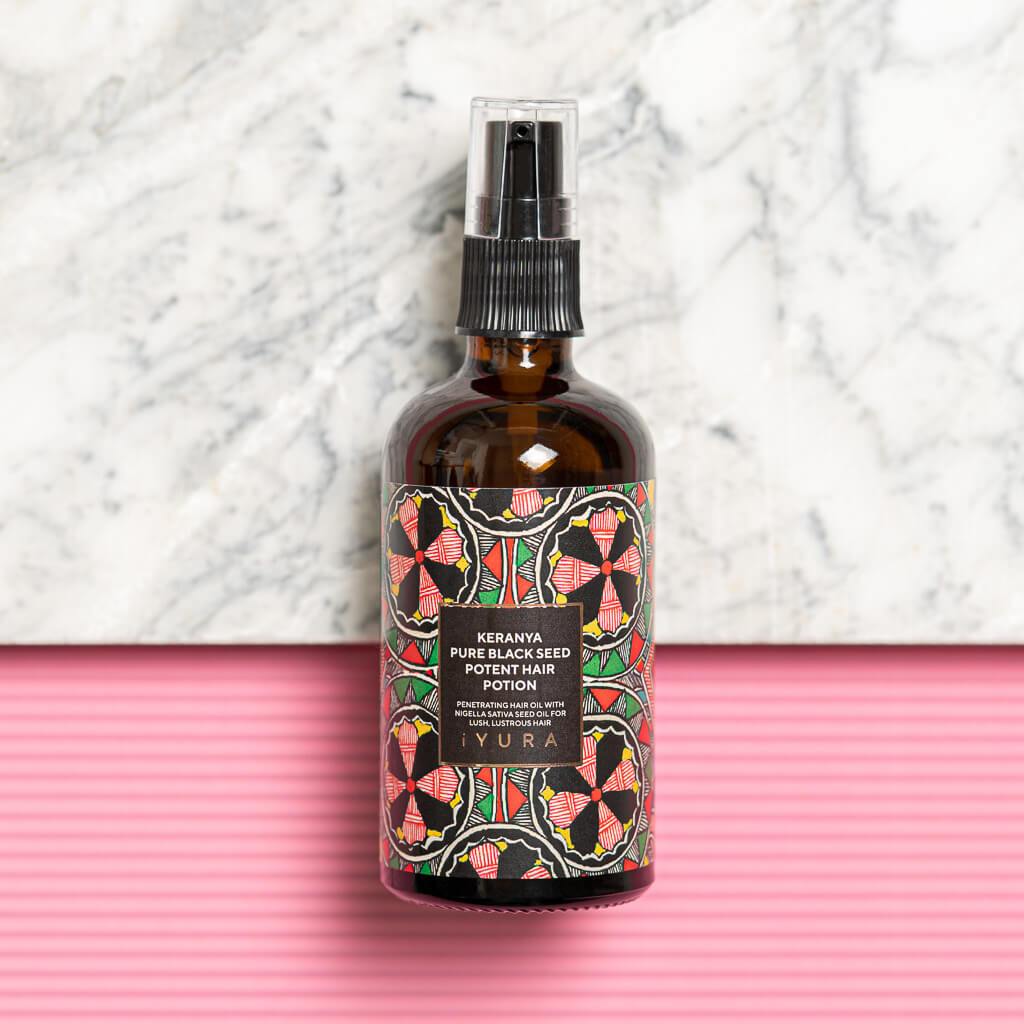 Keranya Loção Capilar Potente De Semente Preta Pura (Keranya Pure Black Seed Potent Hair Potion)
