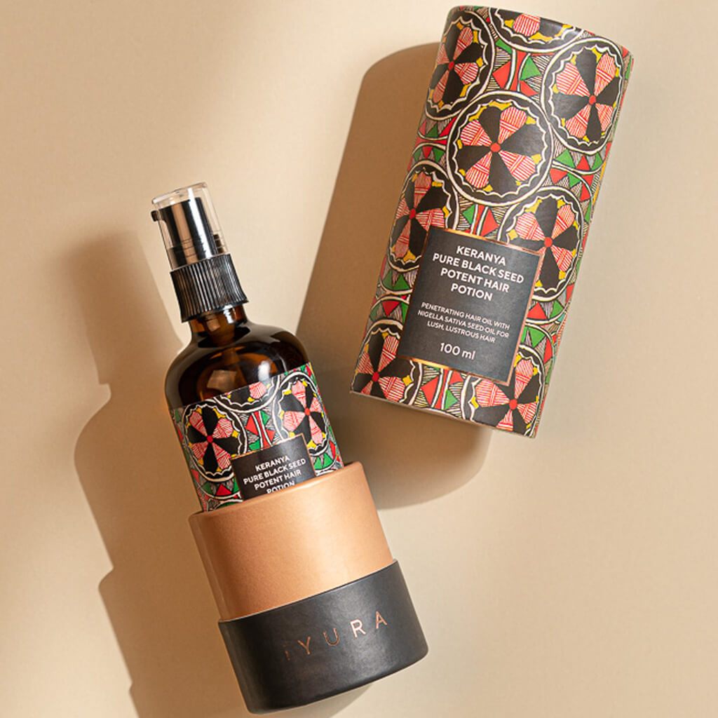 Keranya Loção Capilar Potente De Semente Preta Pura (Keranya Pure Black Seed Potent Hair Potion)