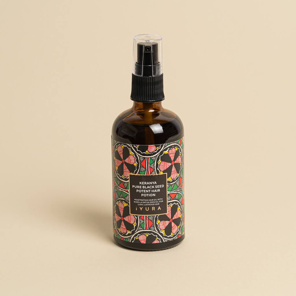Keranya Loção Capilar Potente De Semente Preta Pura (Keranya Pure Black Seed Potent Hair Potion)