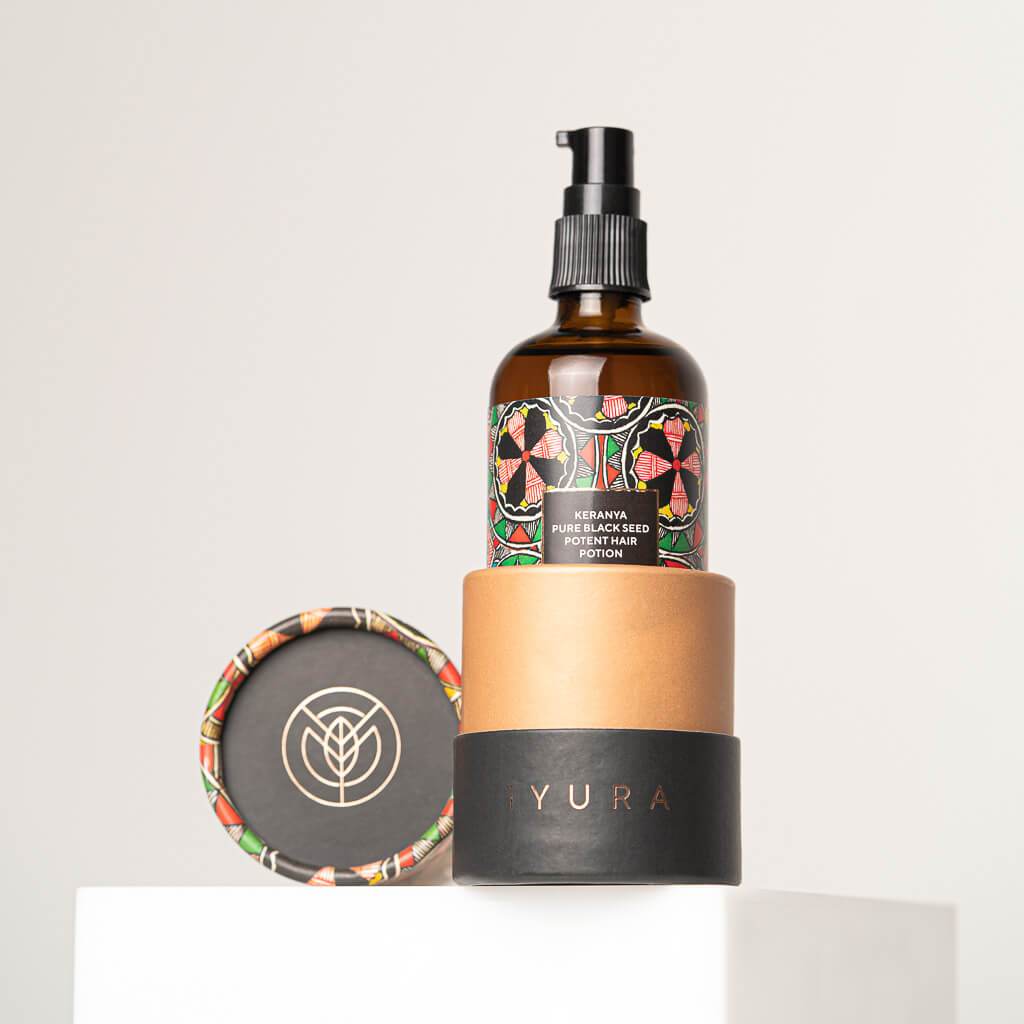 Keranya Loção Capilar Potente De Semente Preta Pura (Keranya Pure Black Seed Potent Hair Potion)