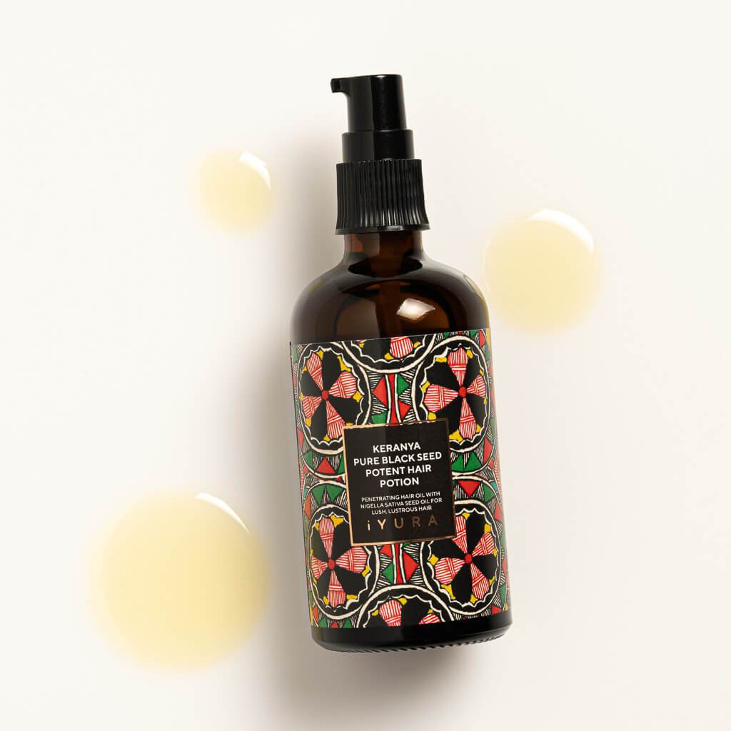 Keranya Loção Capilar Potente De Semente Preta Pura (Keranya Pure Black Seed Potent Hair Potion)