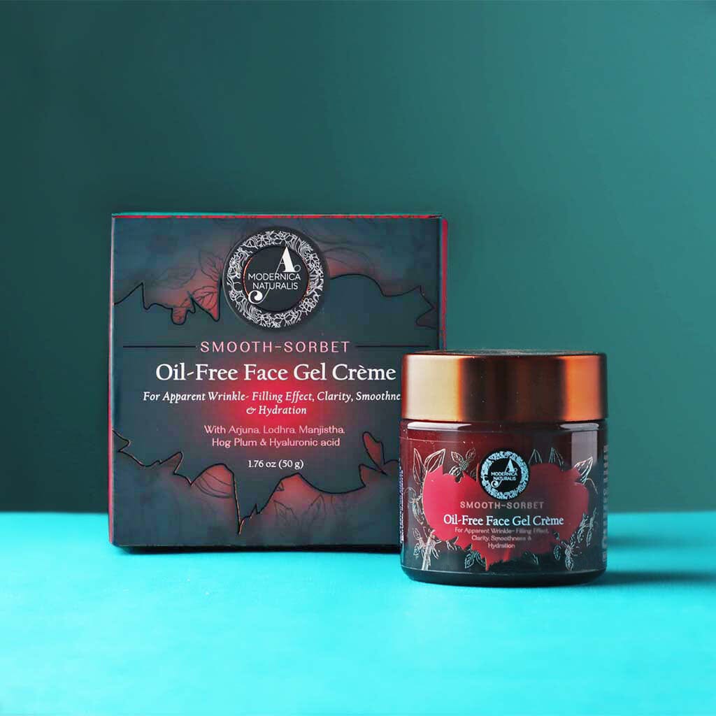 Smooth-Sorbet | Gel-creme Facial Sem Óleo | Para um Efeito Visível de Preenchimento de Rugas, Clareza, Suavidade e Hidratação